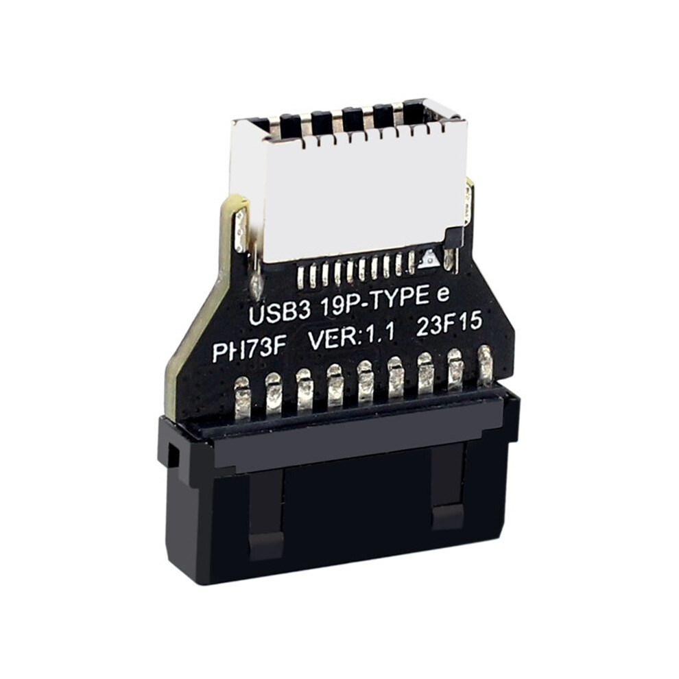 Usb3.0 19Pin/20Pin To Type-E Converter Adapter Chassis Front Panel Type C Plug-In Port For Computer Motherboard 6032950634497