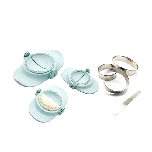 Dumpling Maker,Empanadas Press Mold Maker Set with Dough Cutter, Dumpling Mold Set and Cutter for Pierogi,()
