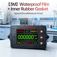 0-100A Digital Voltmeter with Color Screen Display High Precision AC Current Voltage Tester Electric Meter Closed