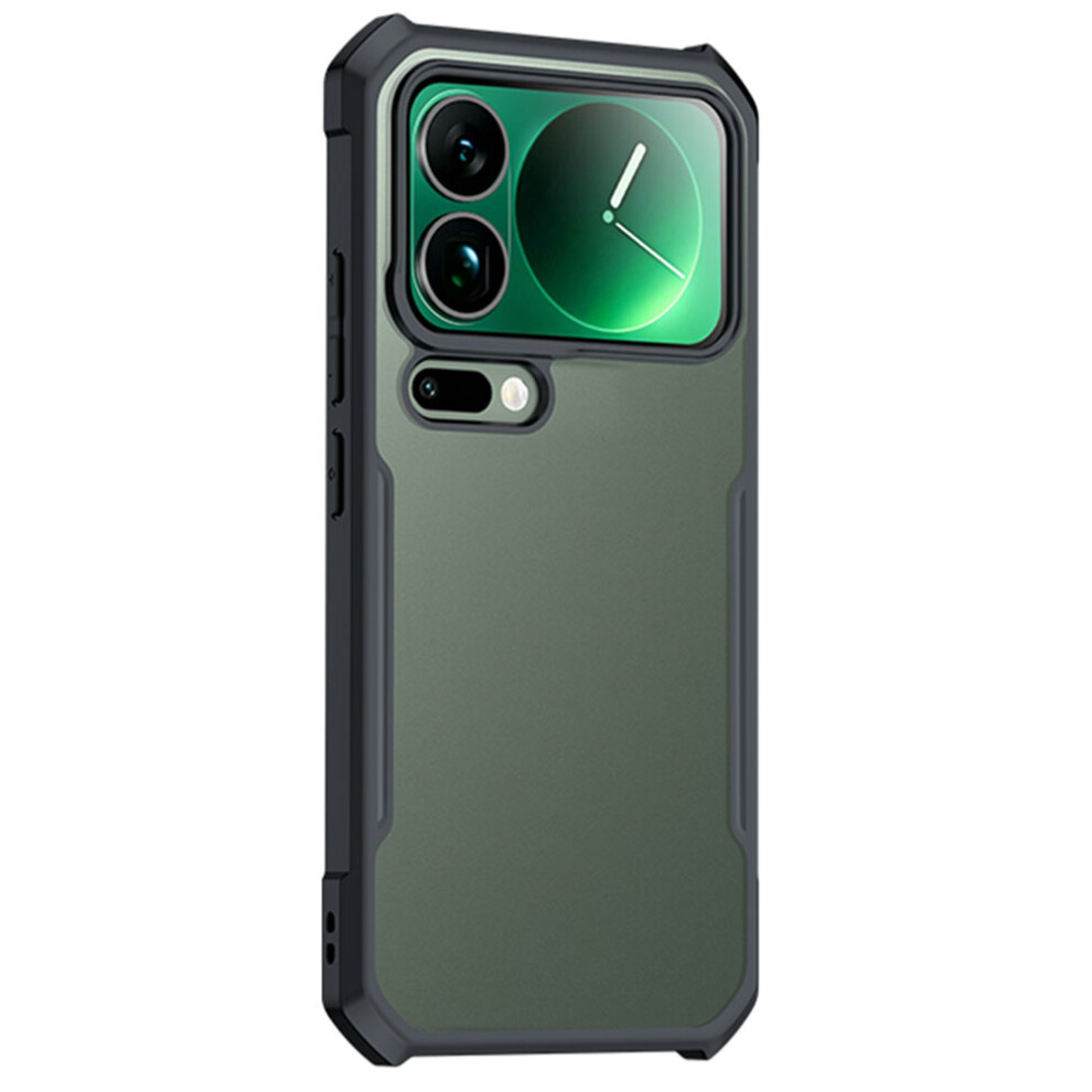Xundd For Xiaomi 17 Pro Max Case Dropproof Tpu + Acrylic Clear Back Phone Cover - Black 6914292161070