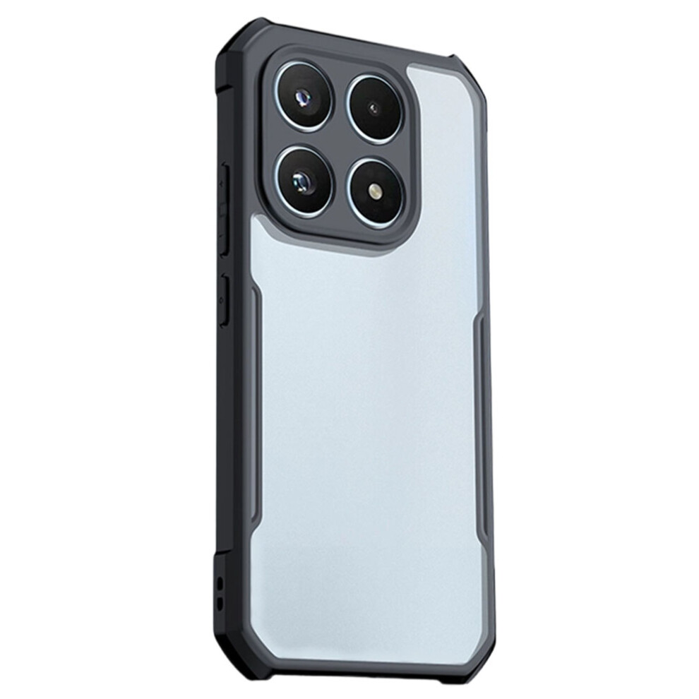Xundd For Xiaomi 17 Case Dropproof Tpu + Acrylic Clear Back Phone Cover - Black 6914296949360