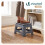 VOUNOT Folding Step Stool, Anti-Slip Folding Stool,32x25x22 cm Grey 2