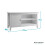 Noa and Nani Karlstad Low Sideboard with Storage in Classic White 6