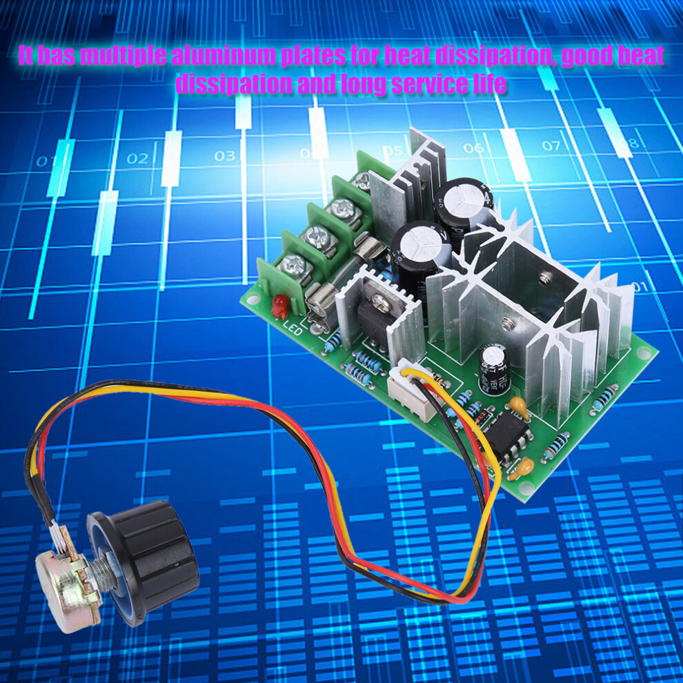 DC 9-60V 20A Motor Speed Controller