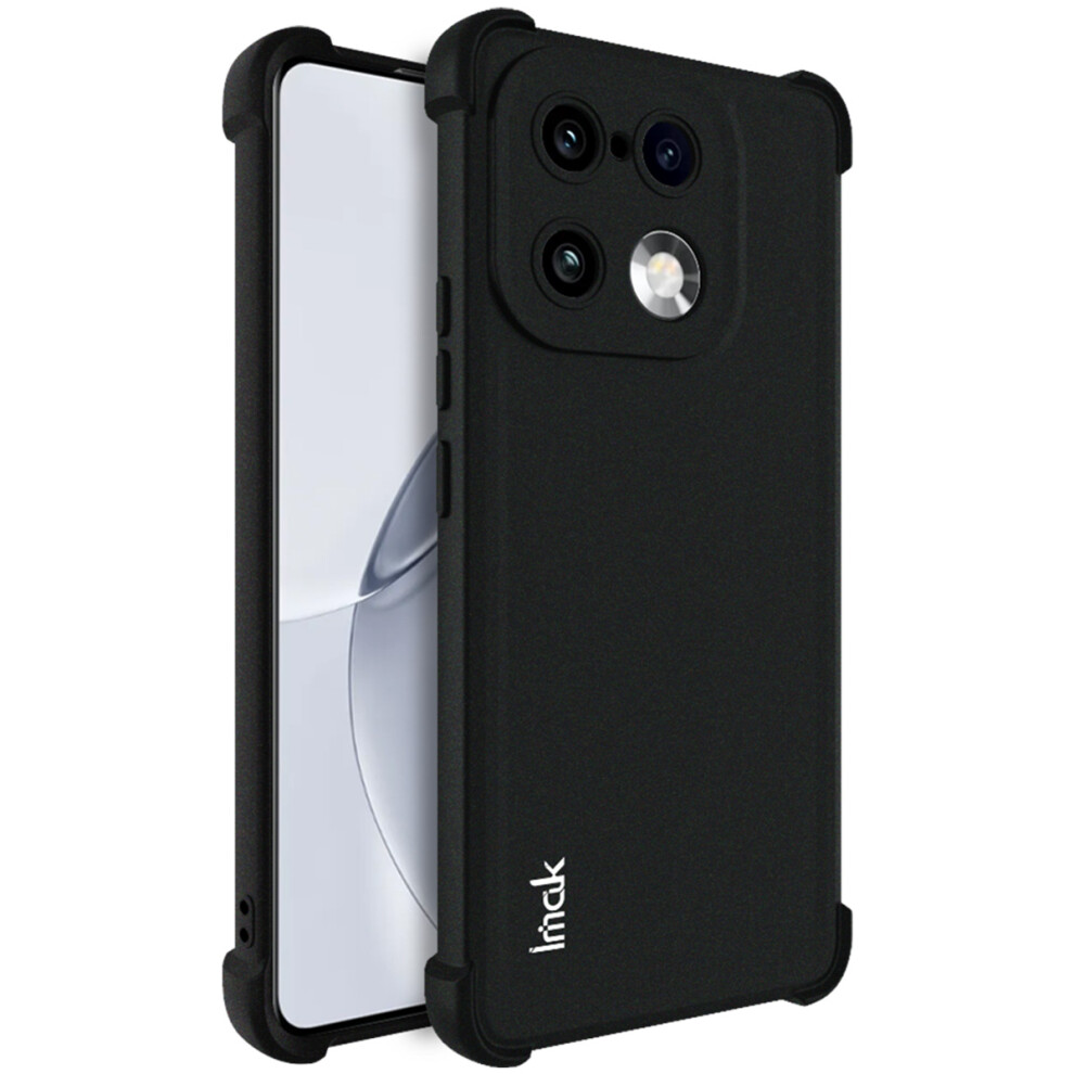 Imak For Realme 16 Pro+ 5G Case Tpu Phone Cover Airbag Shockproof Protection - Matte Black 6914292912054