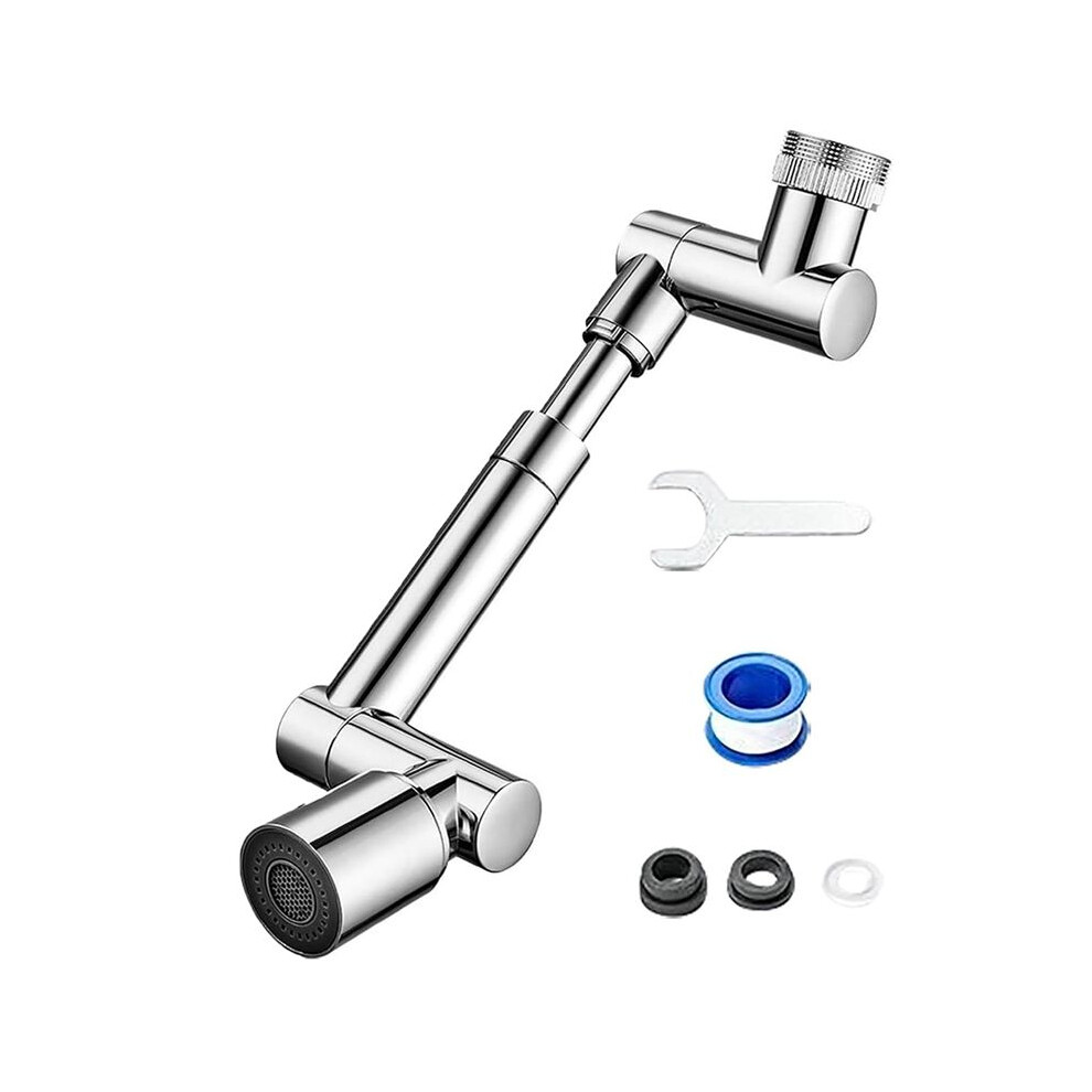 Swivel Faucet Extender Bathroom Sink With Guard Strainer Robot Arm Extension Faucet 1440 Robot Arm Faucet 4711895194144