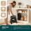 VOUNOT Folding Step Stool,Anti-Slip Folding Stool,37x30x32.5 cm Black 5
