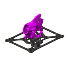 Bassline Carbon Fiber FPV Frame Kit with Canopy Supports 2inch 51MM Propeller for O4 Air ELRS 1102 Motor B