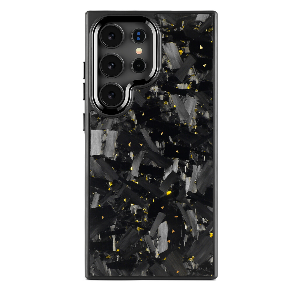 (Gold) For Samsung Galaxy S26 Ultra Magnetic Case Large Texture Aramid Fiber + Tpu Protection Phone Cover Gold 6914295965163