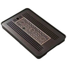 Bamboo Tea Tray Portable Dishes Rectangle Tea Ceremony Chaban Tea Chaban Tea Table Dual Purpose Drainage Water Storage C