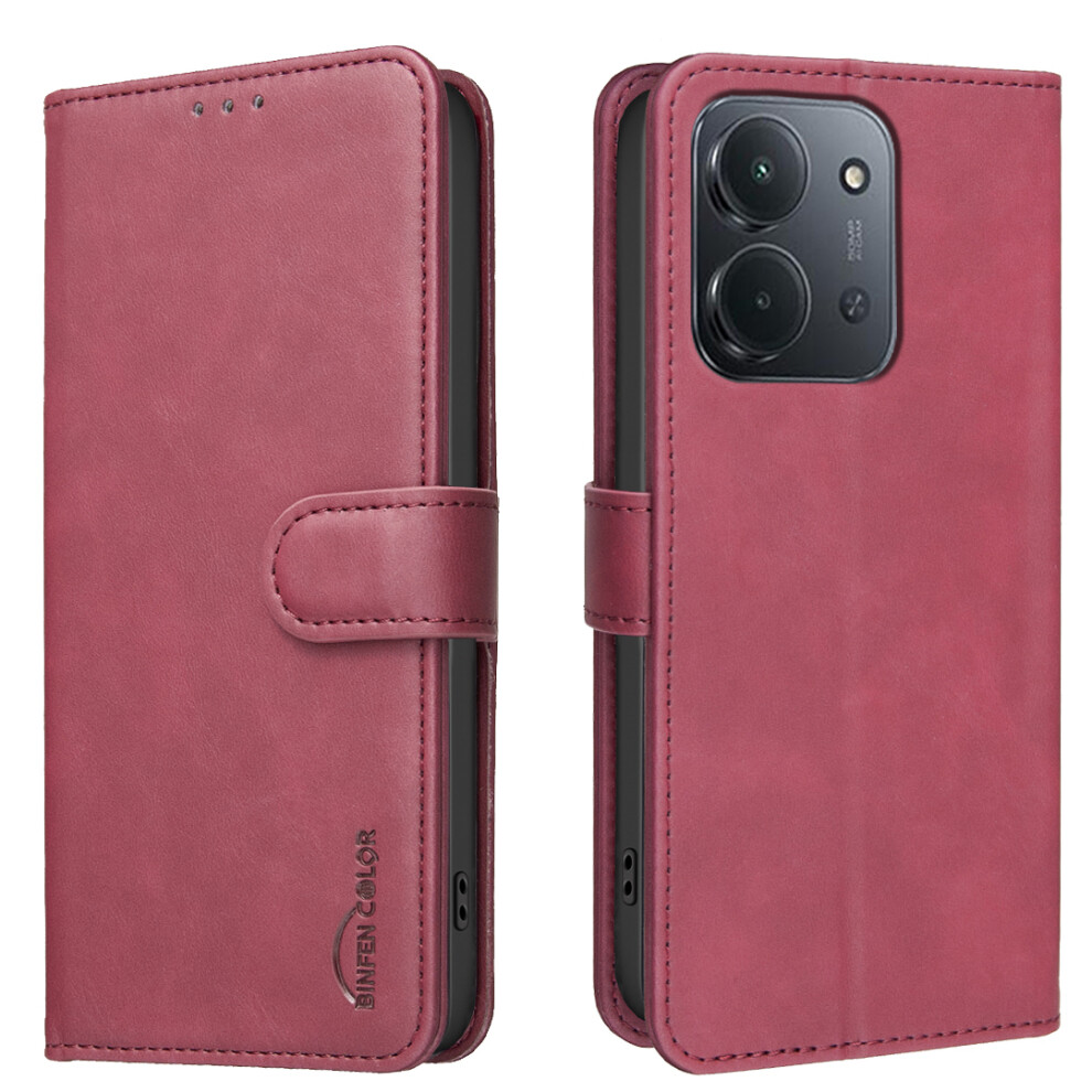 (Red) For Xiaomi Mi 15C 5G (Eu) (173Mm) / Xiaomi Poco C85 4G (173Mm) / Xiaomi Mi 15C 4G (Eu) (173Mm) Bf37 Case Rfid Blo Red 6914294250703