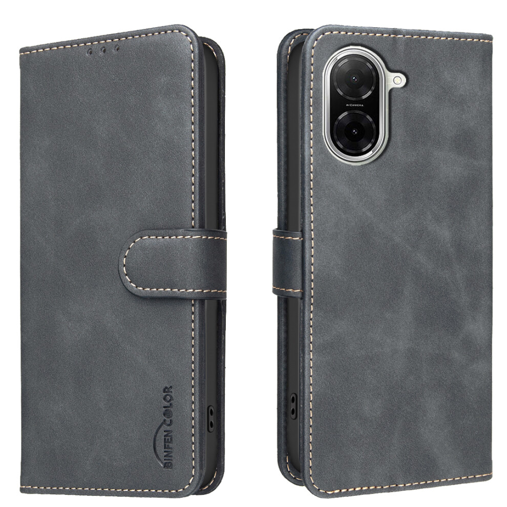 (Black) For Xiaomi Redmi A5 4G (171.7Mm) Bf37 Case Rfid Blocking Wallet Stand Leather Phone Cover Black 6914293134028
