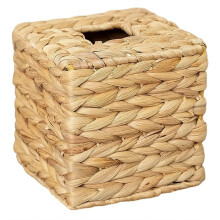 Rustikale Taschentuchbox - Quadratischer Halter für Taschentücher - Handgefertigtes Deko-Element für Zuhause und Büro.