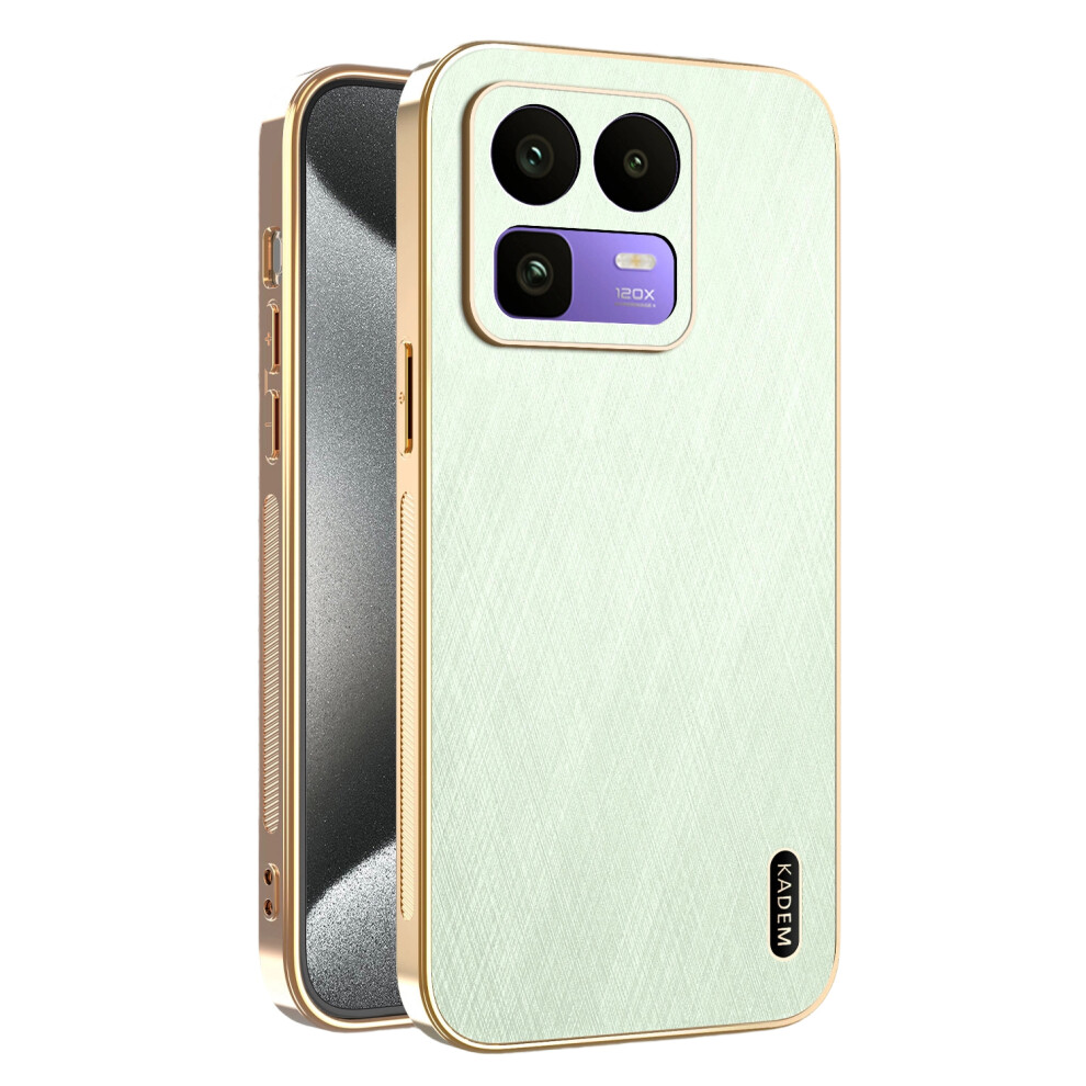 (Green) Kadem For Realme Neo8 5G Case Electroplating Silk Texture Pu + Tpu Phone Back Cover Green 6914294896567