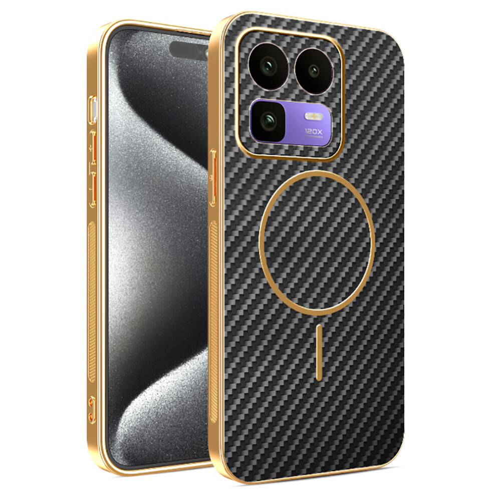 (Black) For Realme Neo8 5G Case Carbon Fiber Textured Electroplated Tpu Phone Back Cover Black 6914295104302