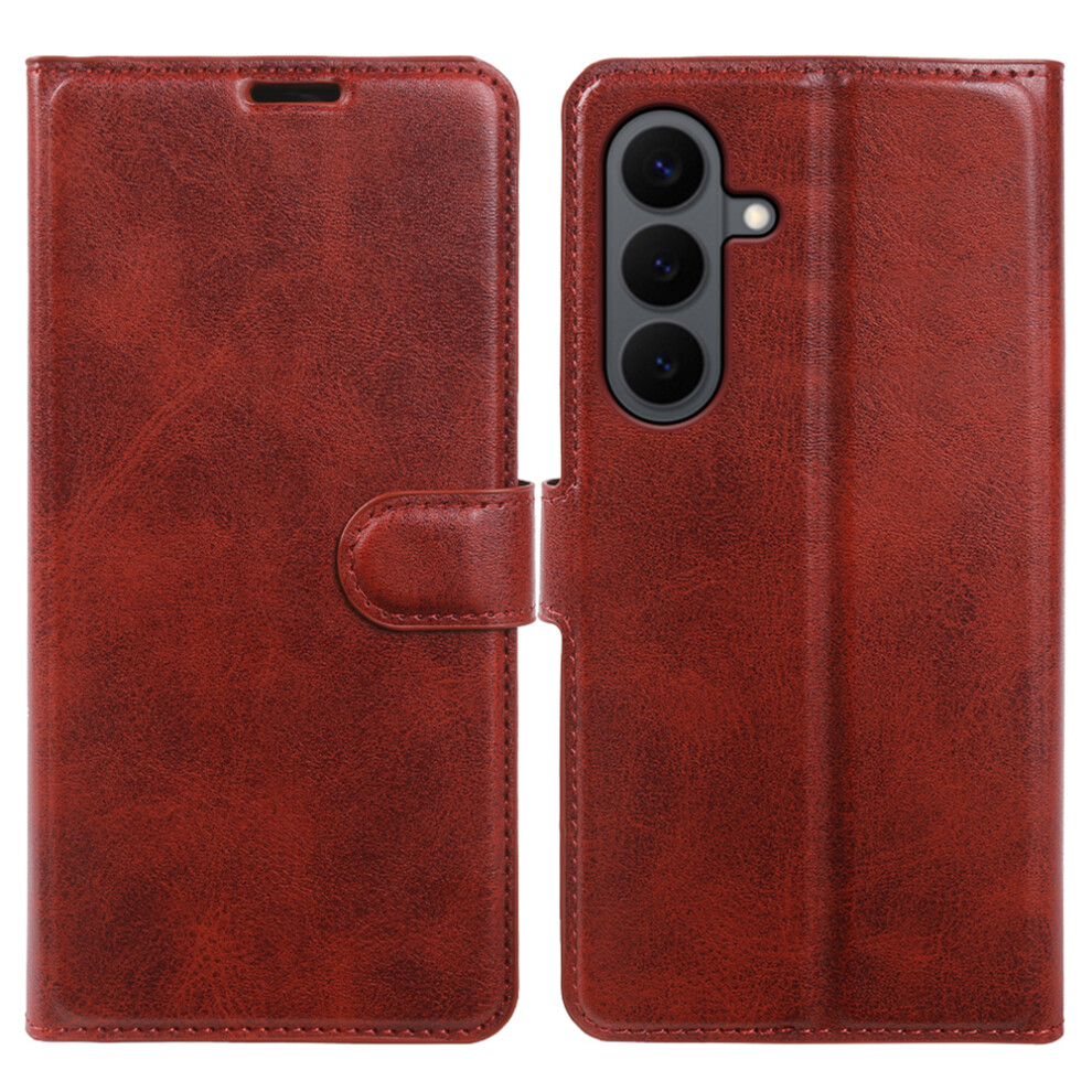(Red) For Samsung Galaxy S26+ Case Stand Wallet Calf Texture Pu Leather Flip Phone Cover Red 6914295966863