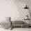 Grey Silver Trellis Wallpaper Metallic Shimmer Feature Wall 4