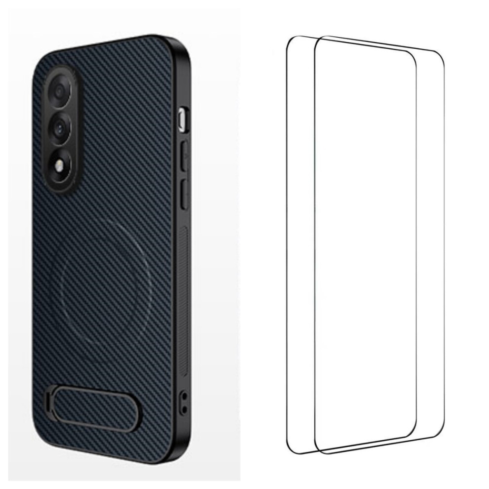 (Sapphire) Wanlonfeng For Oneplus Ace 5 Ultra 5G / Oneplus Nord 5 5G Magnetic Case With 2Pcs Tempered Glass Films Qt1 Series Kicks Blue 6914292127649