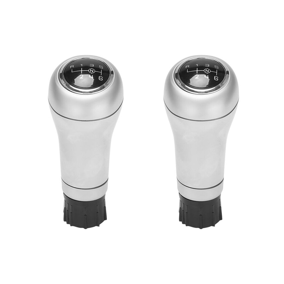 2X 6 Speed Manual Car Gear Shift Knob Shifter Lever Stick For C/E/Glk W203 W204 C300 W207 W212 E260 6031871863375