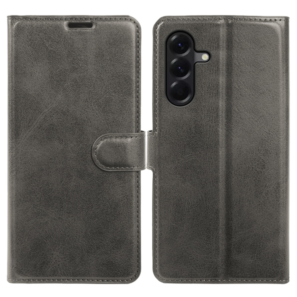 (Grey) For Samsung Galaxy A57 5G Case Stand Wallet Calf Texture Pu Leather Flip Phone Cover Grey 6914299463023
