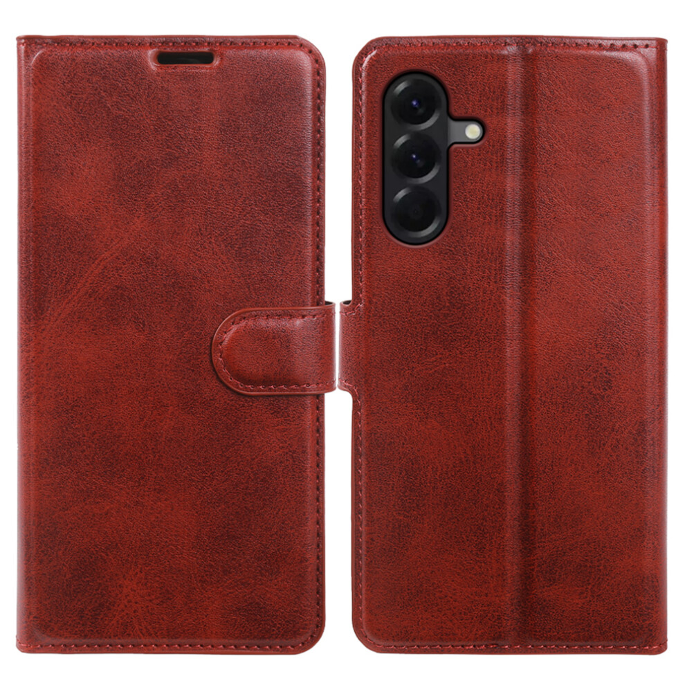 (Red) For Samsung Galaxy A57 5G Case Stand Wallet Calf Texture Pu Leather Flip Phone Cover Red 6914291321116