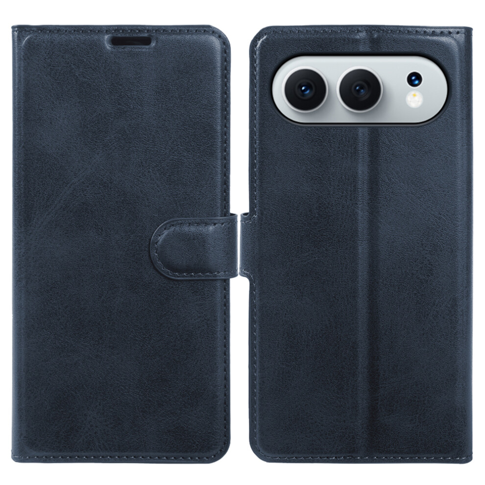 (Blue) For Honor 500 5G Case Stand Wallet Calf Texture Pu Leather Flip Phone Cover Blue 6914291971328