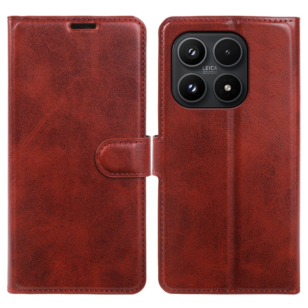 (Red) For Xiaomi 17 Case Stand Wallet Calf Texture Pu Leather Flip Phone Cover Red 6914291823184