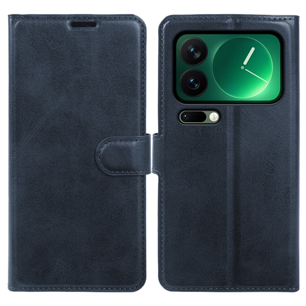 (Blue) For Xiaomi 17 Pro Case Stand Wallet Calf Texture Pu Leather Flip Phone Cover Blue 6914295837682