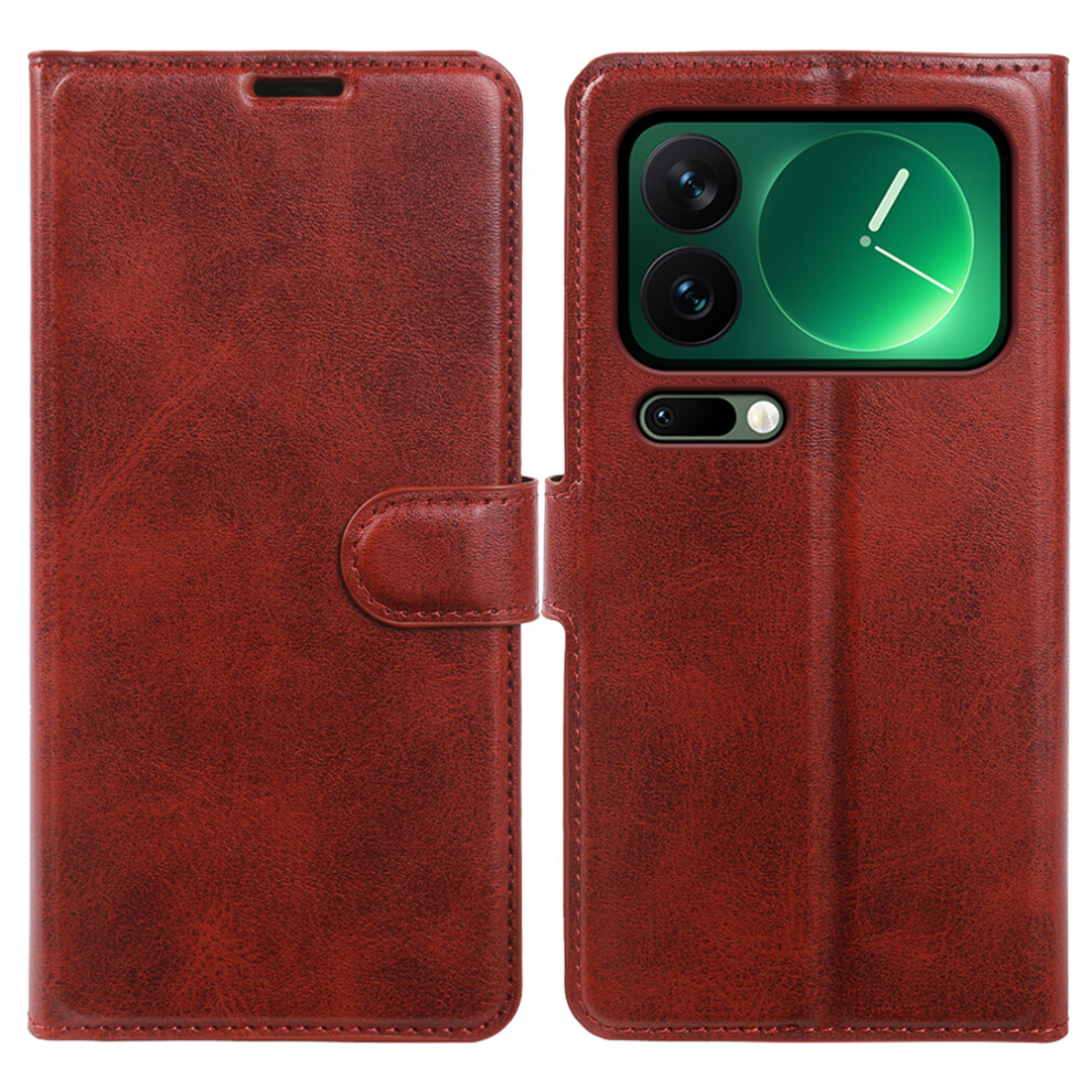 (Red) For Xiaomi 17 Pro Case Stand Wallet Calf Texture Pu Leather Flip Phone Cover Red 6914293895301