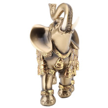 Lucky Feng Shui Golden Elephant Figurine Home