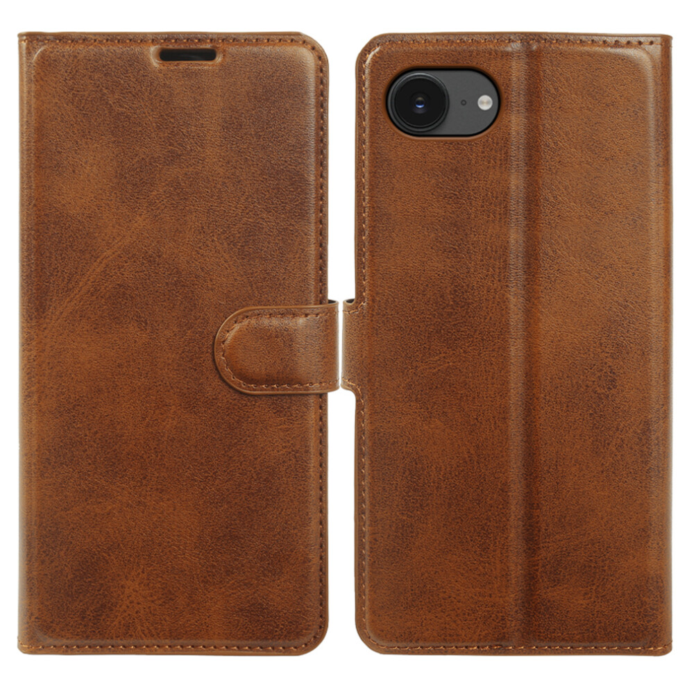 (Yellow) For Iphone 17E / 16E Case Stand Wallet Calf Texture Pu Leather Flip Phone Cover Yellow 6914292505478