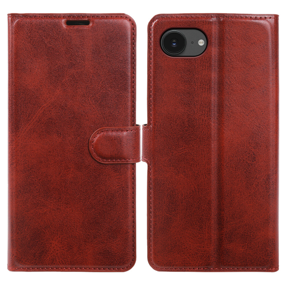 (Red) For Iphone 17E / 16E Case Stand Wallet Calf Texture Pu Leather Flip Phone Cover Red 6914290254538