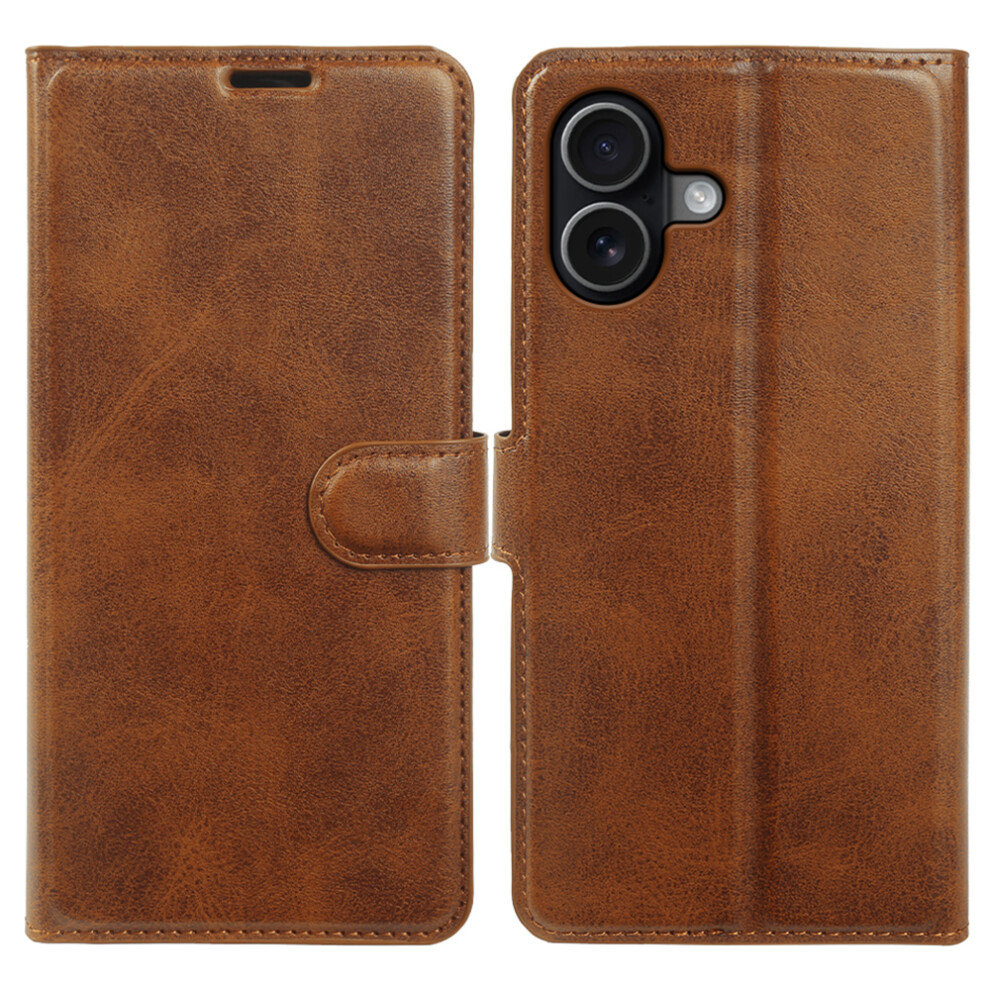 (Yellow) For Iphone 17 Case Stand Wallet Calf Texture Pu Leather Flip Phone Cover Yellow 6914292877605
