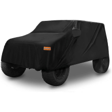 Waterdichte SUV-autobeschermer voor Jeep Wrangler JK JL 4-deurs 2007-2021, buitengebruik, tegen zon, stof, wind en sneeu