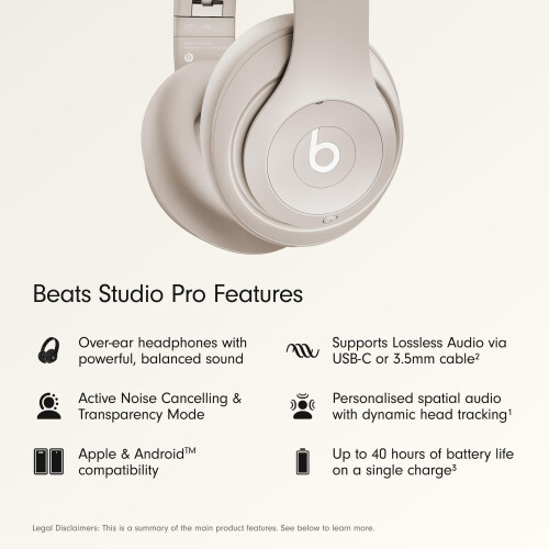 Beats by Dr. Dre Beats Studio Pro Căști Wireless Gresie MQTR3 1