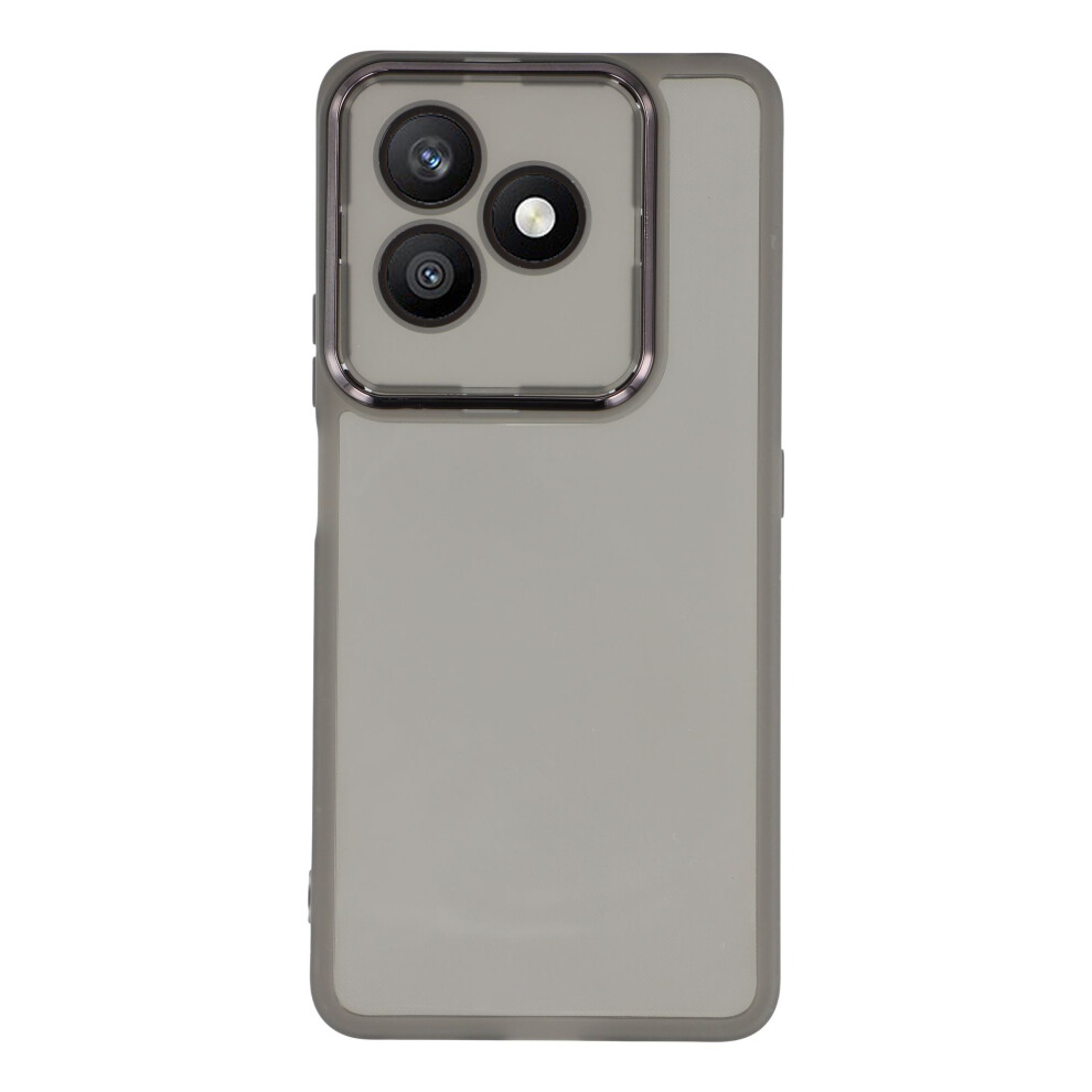 (Transparent ) For Honor X8d 4G Magnetic Case 1.5Mm Skin-Feel Pc Tpu Shockproof Mobile Back Cover Black 6914298290774