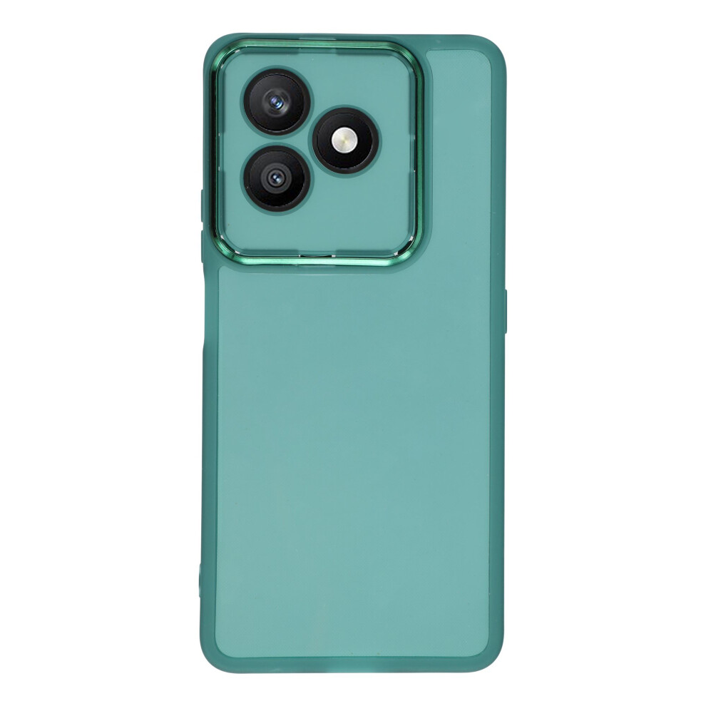 (Transparent ) For Honor X8d 4G Magnetic Case 1.5Mm Skin-Feel Pc Tpu Shockproof Mobile Back Cover Green 6914297988986