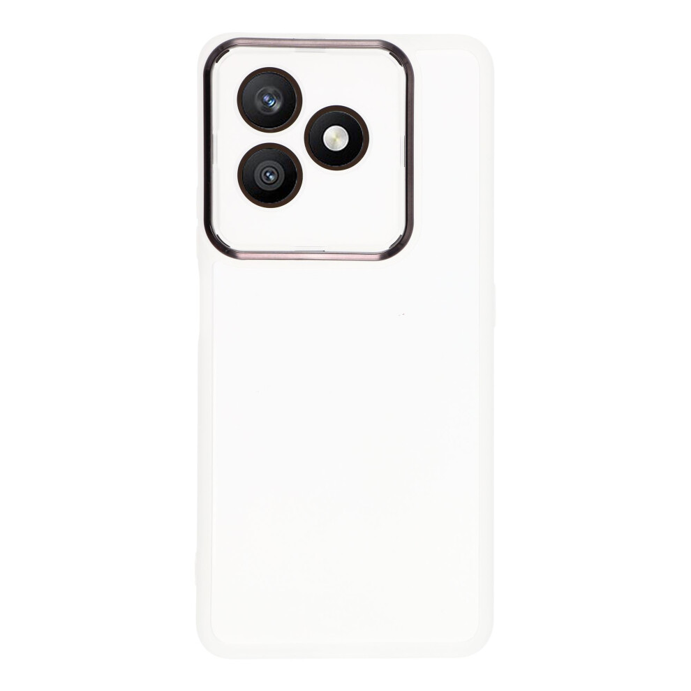 (Transparent ) For Honor X8d 4G Magnetic Case 1.5Mm Skin-Feel Pc Tpu Shockproof Mobile Back Cover White 6914296197525