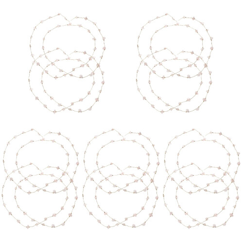 10Rouleaux Décorative Rose Pour DIY Collier Bracelet