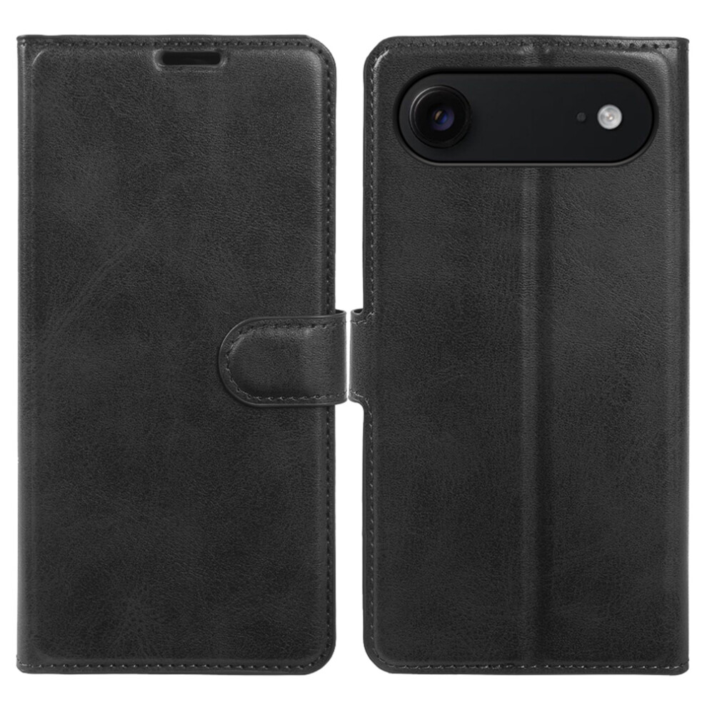 (Black) For Iphone Air Case Stand Wallet Calf Texture Pu Leather Flip Phone Cover Black 6914294824249