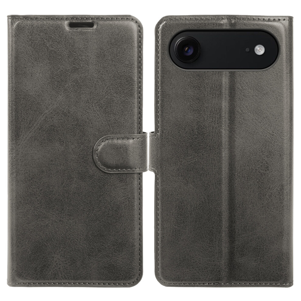 (Grey) For Iphone Air Case Stand Wallet Calf Texture Pu Leather Flip Phone Cover Grey 6914290537990