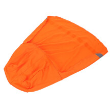 1Casque Avec Longue Queue Orange Anti-Uv Pour Sports De Plein Air