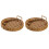 Sundry Storage Solution Wicker-Style 2pack 10.6x10.6x2.7in 1