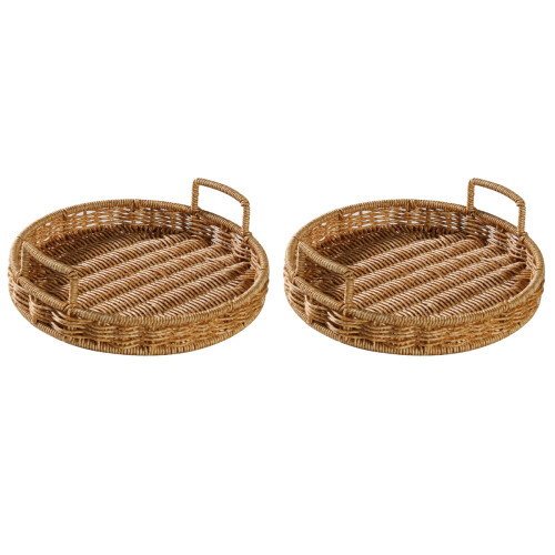 Sundry Storage Solution Wicker-Style 2pack 10.6x10.6x2.7in