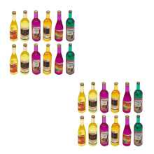 2 Pack Fruit Toys Child Mini House Bottles Scene Decor