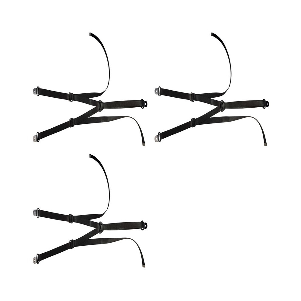 Adjustable TV Safety Straps, No-Drill Anti-Tip Furniture Anchors for Baby Proofing, Flat Screens Fix to Wall 3Pc