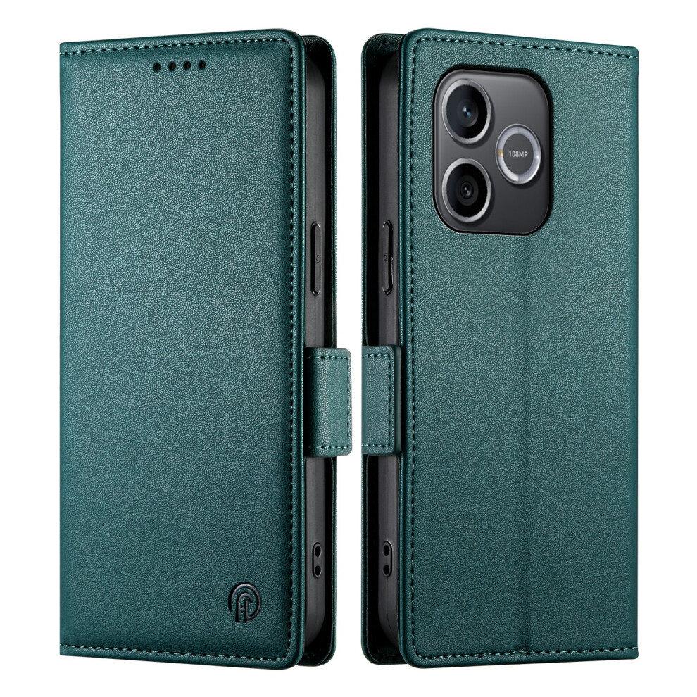 (Blackish ) For Honor 600 Lite 5G Stand Case Pu Leather Wallet Phone Cover Green 6914298320563