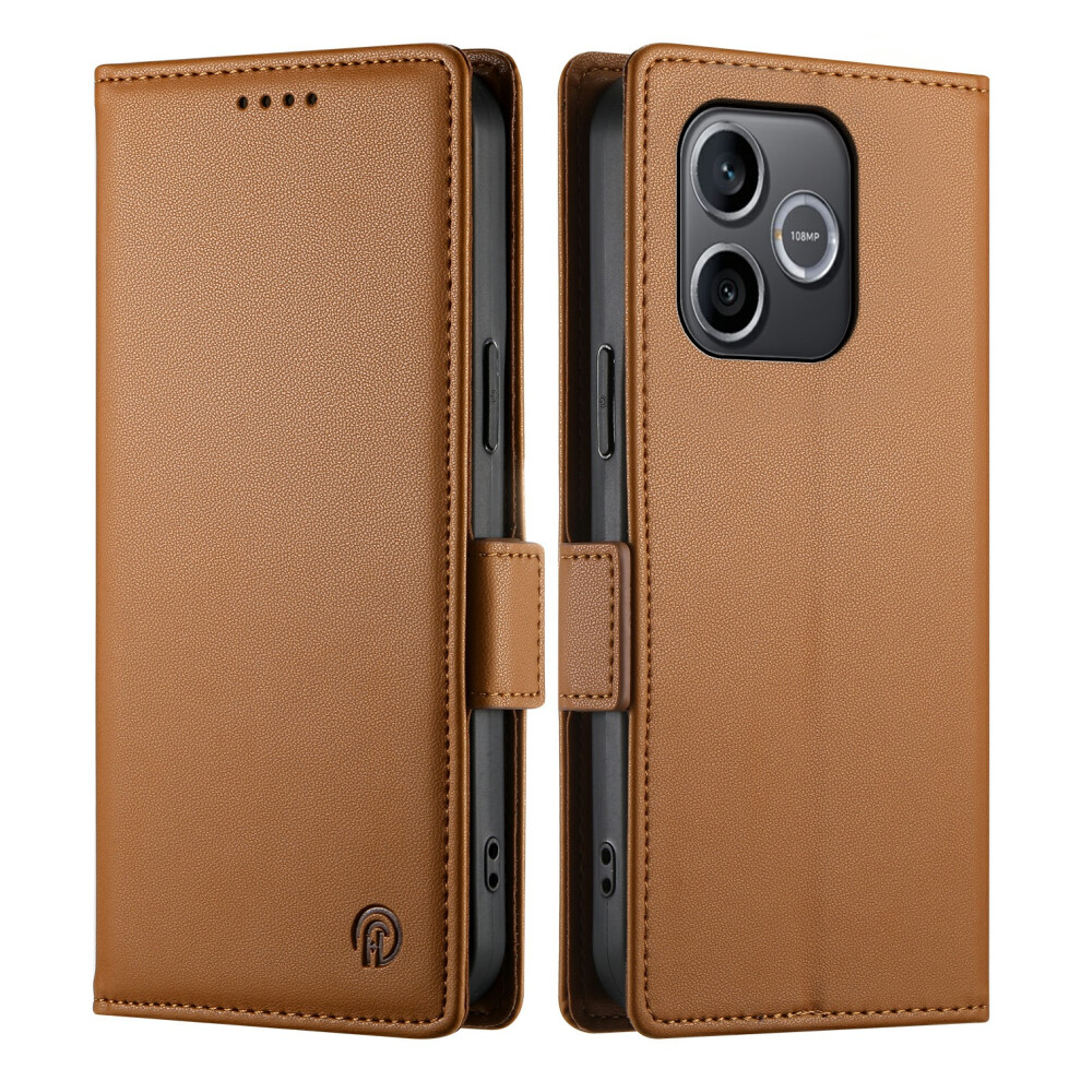 (Brown) For Honor 600 Lite 5G Stand Case Pu Leather Wallet Phone Cover Brown 6914292333354