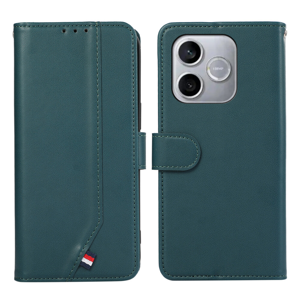 (Green) For Honor 600 Lite 5G Case Rfid Blocking Flip Leather Phone Cover Green 6914296358186