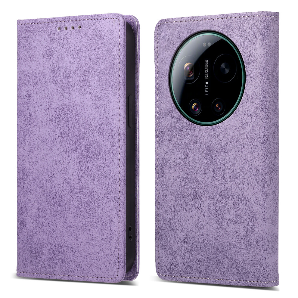 (Purple) For Xiaomi 17 Ultra 5G Wallet Case Rfid Blocking Pu Leather Phone Cover Purple 6914295037709